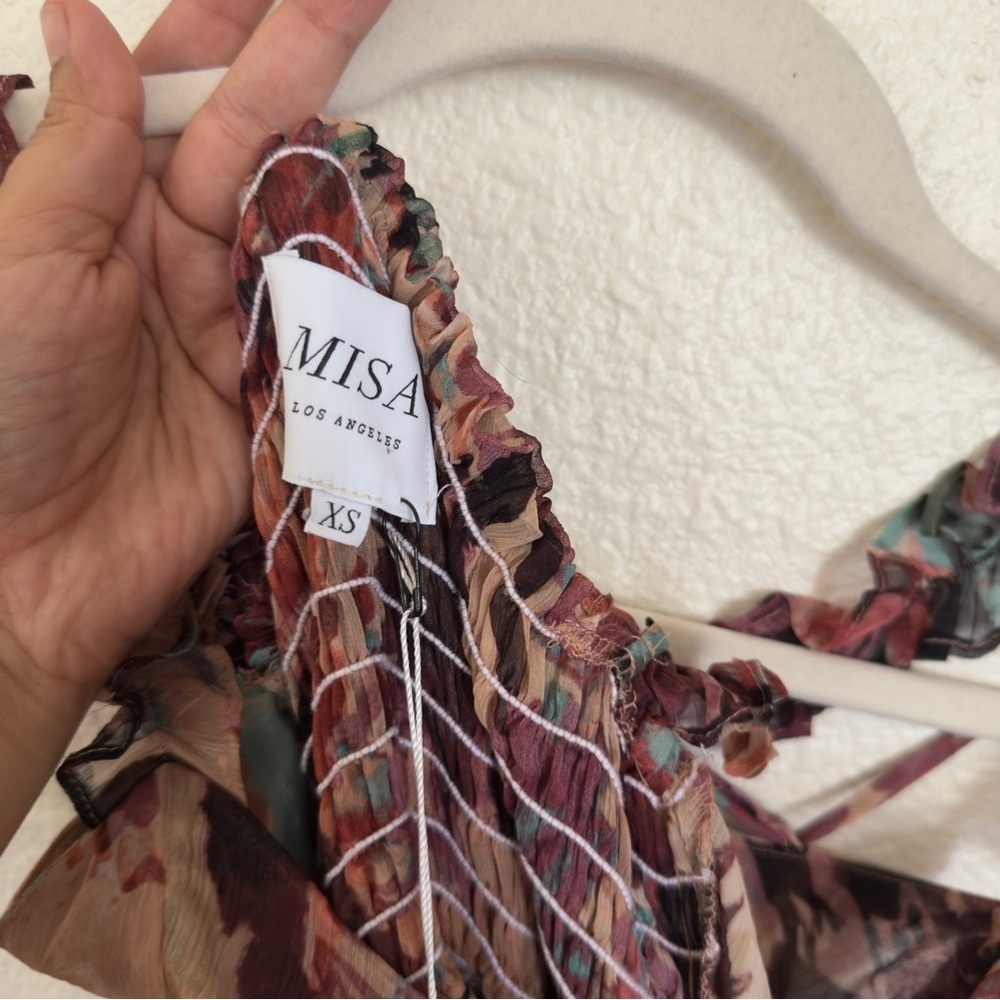NWT Misa Avery Floral Sleeveless Dress In Flora Dream - Picture 8 of 11